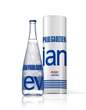 fles evian jean paul gaultier