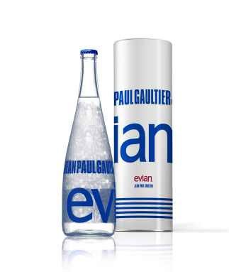 fles evian jean paul gaultier